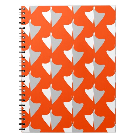 Retro geometric shapes with seamless patternabstra notitieboek (Voorkant)