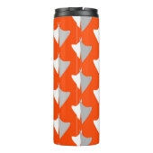 Retro geometric shapes with seamless patternabstra thermosbeker (Achterkant)
