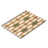 Retro Geometric Spiral Notebook Notitieboek (Linkerzijde)