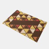 Retro Geometric Triangles Autumn Deurmat (Schuin)