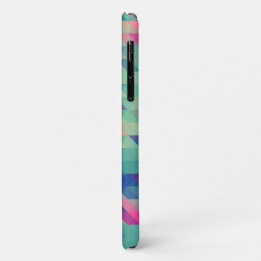 Retro Geometric Triangles Pattern Galaxy Hoesje (Achterkant/links)
