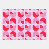 Retro Geometric Tulip Wrapping Gift Paper (Voorkant 3)