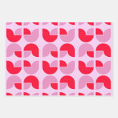 Retro Geometric Tulip Wrapping Gift Paper (Voorkant)