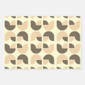 Retro Geometric Tulip Wrapping Gift Paper (Voorkant 3)