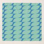 Retro Geometrisch Blauw Groen  Helder Stijlvol Sjaal<br><div class="desc">Voeg een gedurfde en stijlvolle touch toe aan uw garderobe met deze retro-geïnspireerde geometrische sjaal in de kleuren blauw. Dit lichte accessoire heeft een modern middeneeuws motief met een tijdloze aantrekkingskracht en is ideaal voor gelaagdheid, casual draag of een unieke mode. Een geweldig cadeau voor liefhebbers en degenen die artistiek...</div>