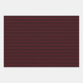 Retro Geometrisch Bruin Inpakpapier Vel (Voorkant)