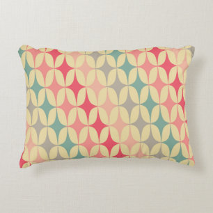 Retro geometrisch: diagonaal patroon. accent kussen