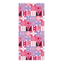 retro geometrisch drukpatroon