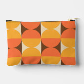 Retro Geometrisch half vierkant en cirkelpatroon Etui (Achterkant)