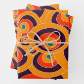 Retro geometrisch inpakpapier – vet Abstract (In situ)