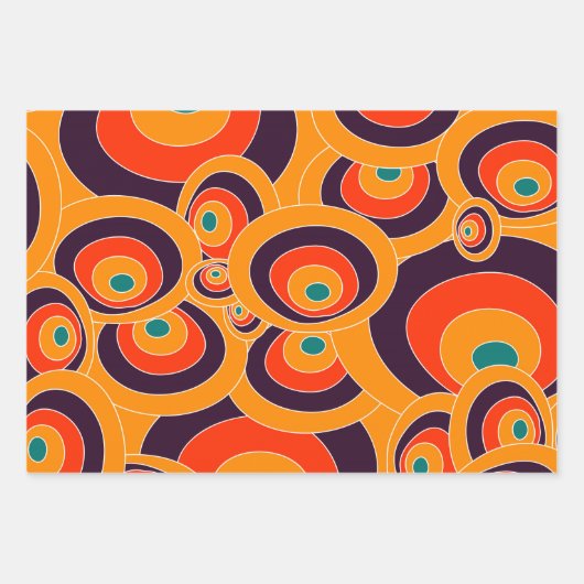 Retro geometrisch inpakpapier – vet Abstract Vel (Voorkant)