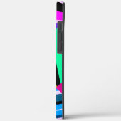 Retro geometrisch kleurrijk patroon Case-Mate iPhone case (Achterkant / Links)