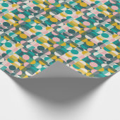 Retro geometrisch: modern  patroon. cadeaupapier (Hoek)