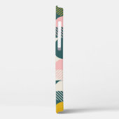 Retro geometrisch: modern patroon. Case-Mate iPhone case (Achterkant / Links)