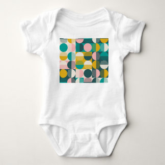 Retro geometrisch: modern patroon. romper