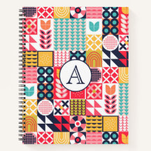 Retro geometrisch monogram