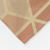 Retro geometrisch: naadloos ontwerp fleece deken (Hoek)