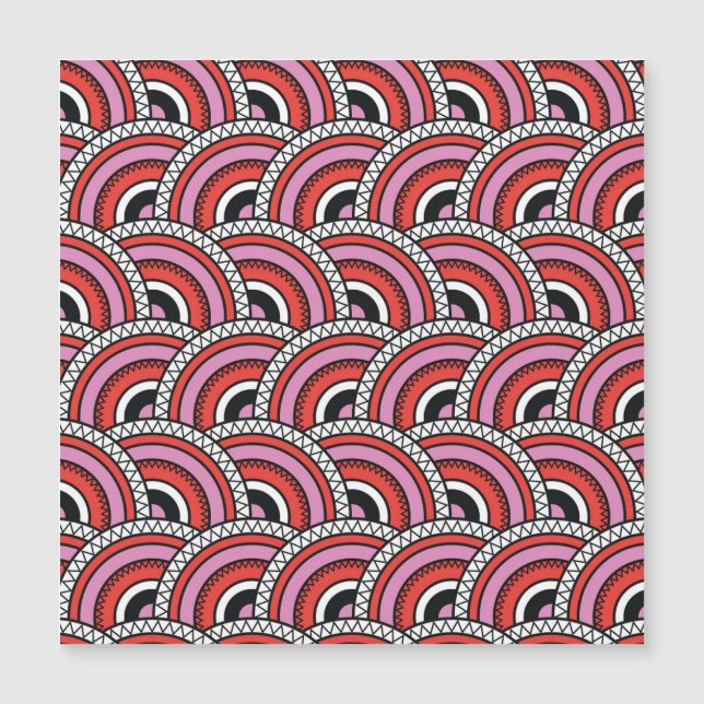 Retro geometrisch naadloos patroon (Voorkant)