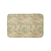 Retro geometrisch patroon 2 badmat (Voorkant)