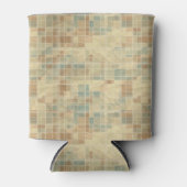 Retro geometrisch patroon 2 blikjeskoeler (Voorkant)