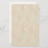 Retro geometrisch patroon 2 briefpapier (Voorkant / Achterkant)