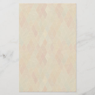 Retro geometrisch patroon 2 briefpapier