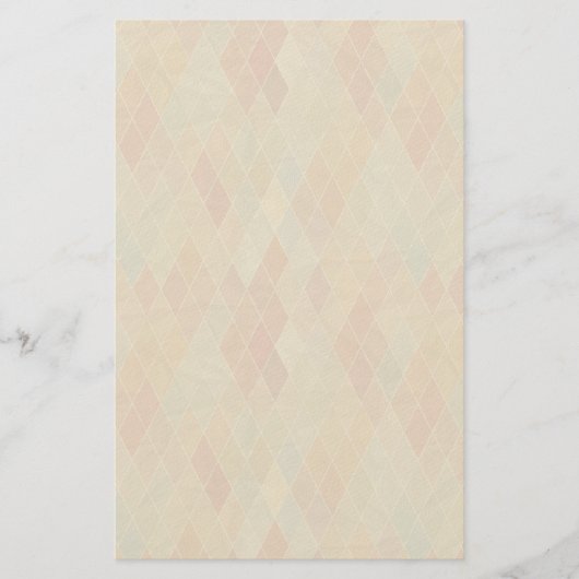 Retro geometrisch patroon 2 briefpapier (Voorkant)
