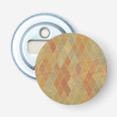 Retro geometrisch patroon 2 button flesopener (Voorkant)