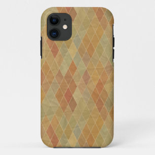 Retro geometrisch patroon 2 iPhone 11 hoesje