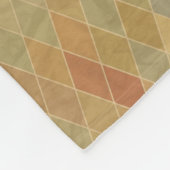 Retro geometrisch patroon 2 fleece deken (Hoek)