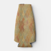 Retro geometrisch patroon 2 flesjeskoeler (Voorkant)