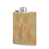 Retro geometrisch patroon 2 heupfles (Links)