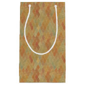 Retro geometrisch patroon 2 klein cadeauzakje (Voorkant)