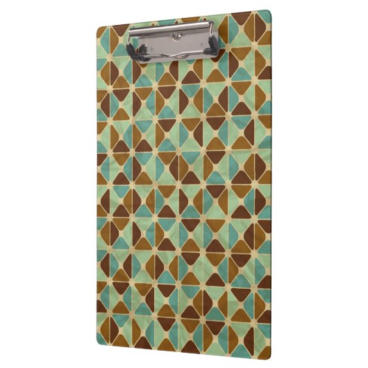 Retro geometrisch patroon 2 klembord (Links)