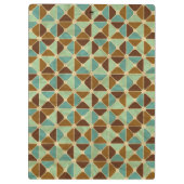 Retro geometrisch patroon 2 klembord (Achterkant)