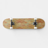 Retro geometrisch patroon 2 skateboard (Horizontaal)
