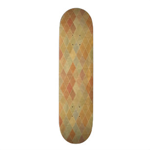 Retro geometrisch patroon 2 skateboard