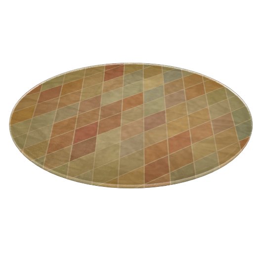 Retro geometrisch patroon 2 snijplank (Hoek)