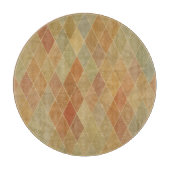 Retro geometrisch patroon 2 snijplank (Voorkant)
