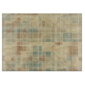 Retro geometrisch patroon 2 snijplank (Voorkant)