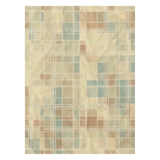 Retro geometrisch patroon 2 tafelkleed (Voorkant)