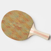 Retro geometrisch patroon 2 tafeltennisbatje (Zijkant)