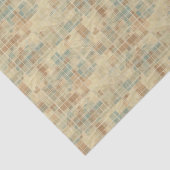 Retro geometrisch patroon 2 tissuepapier (Detail)