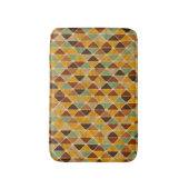 Retro geometrisch patroon 3 badmat (Voorkant Verticaal)