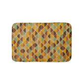 Retro geometrisch patroon 3 badmat (Voorkant)