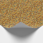 Retro geometrisch patroon 3 cadeaupapier (Hoek)