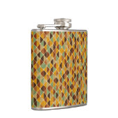 Retro geometrisch patroon 3 heupfles (Rechts)