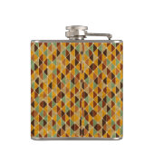 Retro geometrisch patroon 3 heupfles (Achterkant)