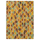 Retro geometrisch patroon 3 klembord (Achterkant)