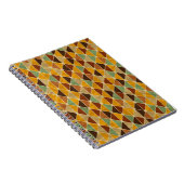 Retro geometrisch patroon 3 notitieboek (Rechterzijde)